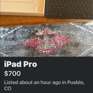 IPad Pro and Keyboard. Need gone ASAP